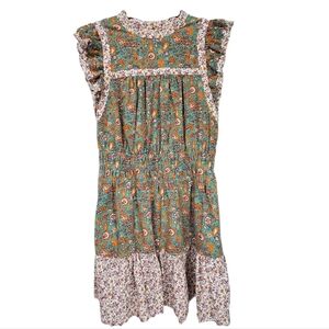 Universal Threads Dress Size Large Cowgirl Whimsy Cottagecore Prairiecore Ruffle